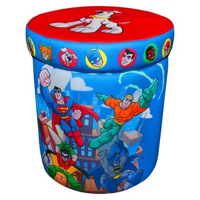 UPC 658129170793 product image for Storage Ottoman: Komfy Kings Mini Heroes Storage Ottoman - DC Super | upcitemdb.com