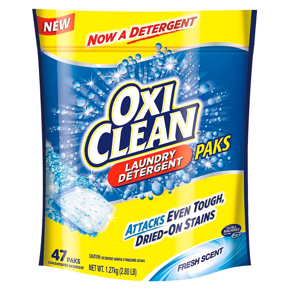 UPC 757037000120 product image for OxiClean Laundry Detergent Paks Fresh Scent - 47 Paks | upcitemdb.com