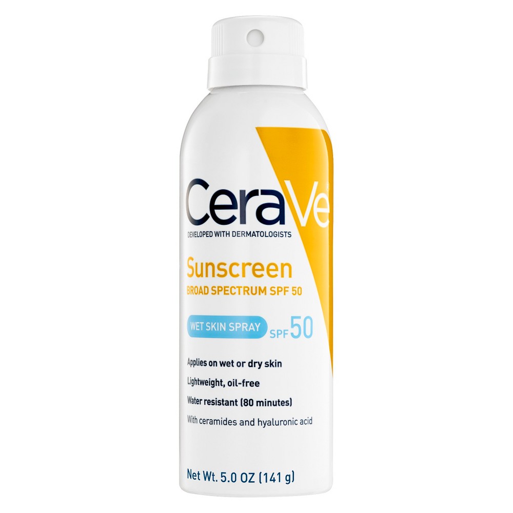 UPC 301872206010 product image for CeraVe Sunscreen Wet Skin Spray with SPF 50 - 5 oz | upcitemdb.com