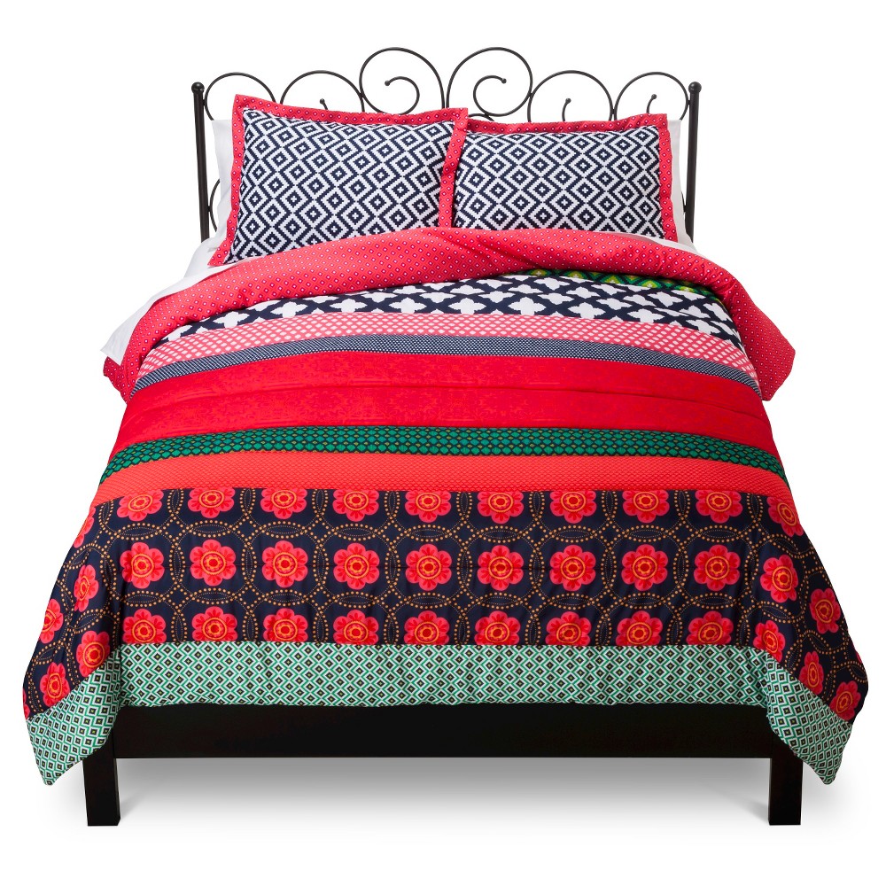 Upc 490601014221 Xhilaration Twin Xl Ethnic Banded Comforter Set