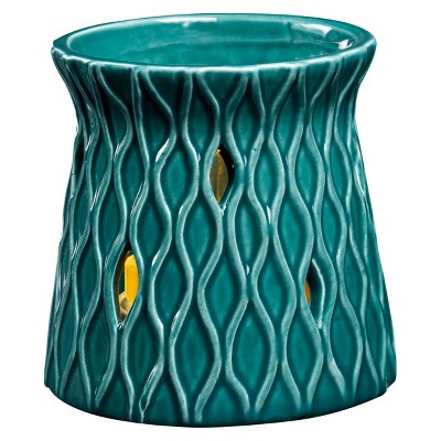 Wax Free Warmer Set-2 Extra Fragrance Disks included - Teal Diamond