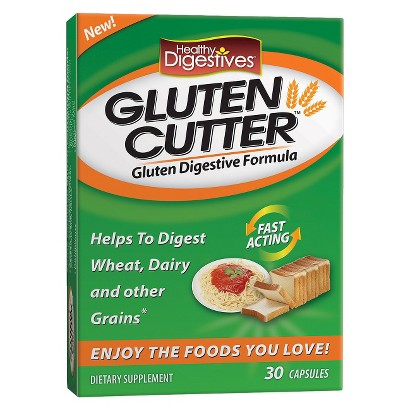 UPC 858650002444 product image for Healthy Digestives Gluten Cutter Dietary Supplement Capsules - 30 | upcitemdb.com