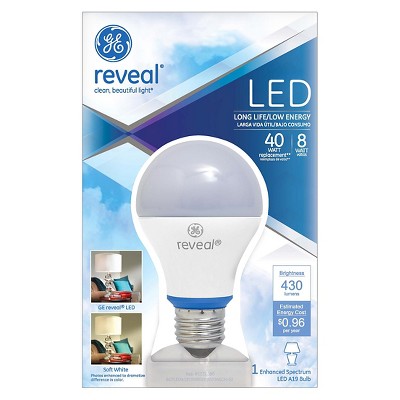 GE Reveal 40-Watt LED Light Bulb : Target