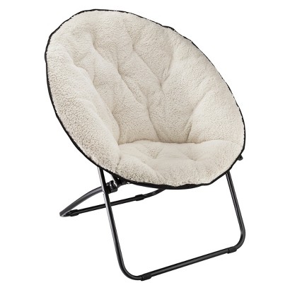 Dish Chair: Sherpa Chair Ivory