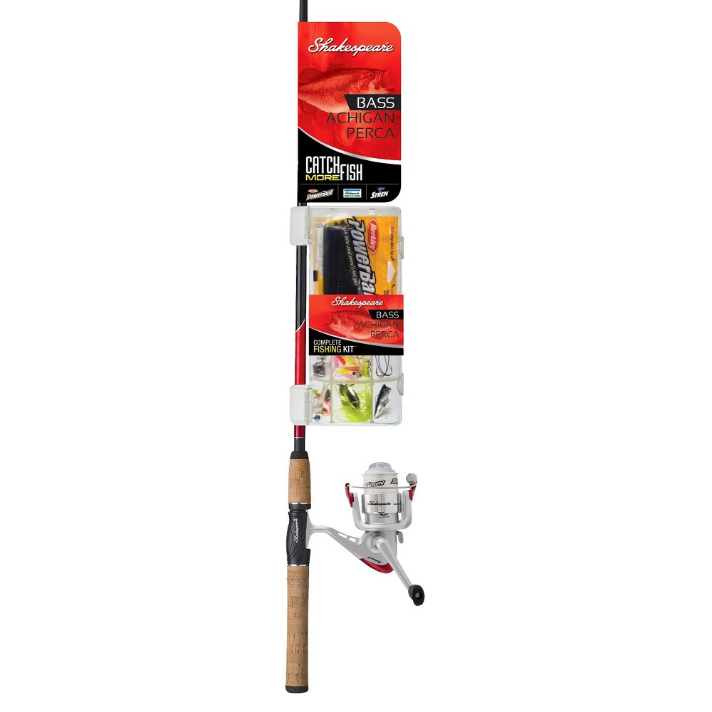 UPC 043388247940 - Shakespeare Catch More Fish Bass Spinning Reel and  Fishing Rod Combo