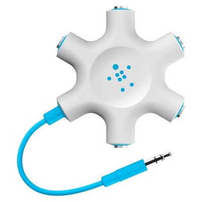 Belkin Mixit Rockstar Cable - White/Blue (F8Z274btBLU)