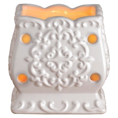 Wax Free Warmer Set-2 Extra Fragrance Disks included - White Square