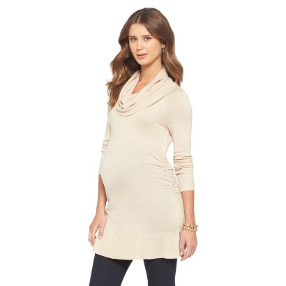 Maternity Side Ruched Cowl Sweater-Liz Lange® for Target®