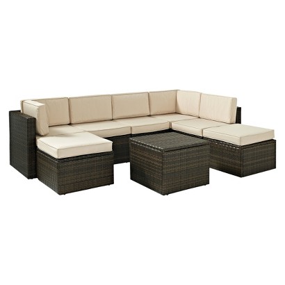 Palm Harbor 8-Piece Wicker Patio Sectional Seating