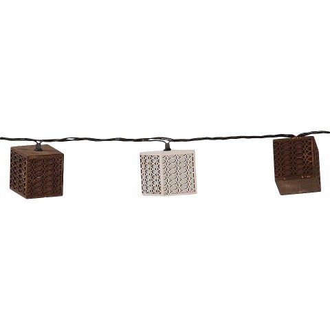 Cube Decorative Outdoor String Lights : Target