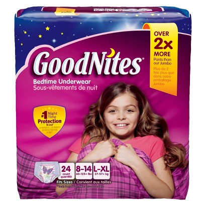 UPC 036000413205 product image for HUGGIES GoodNites Underwear for Girls Big Pack - Size Lrg/XL (24 | upcitemdb.com