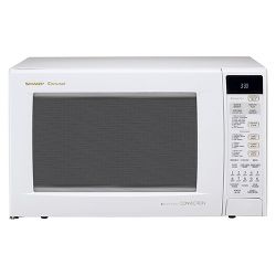 Sharp 1.5 Cu. Ft. 900 Watt Convection Microwave Oven -White R930AW