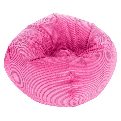 Fuzzy Pink Bean Bag Chairs