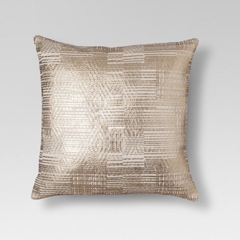 Gold Foil Throw Pillow - Threshold : Target