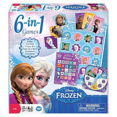 Disney Frozen 6 in 1 Games - Target Exclusive