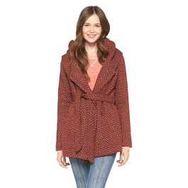 Junior's Faux Wool Wrap Jacket