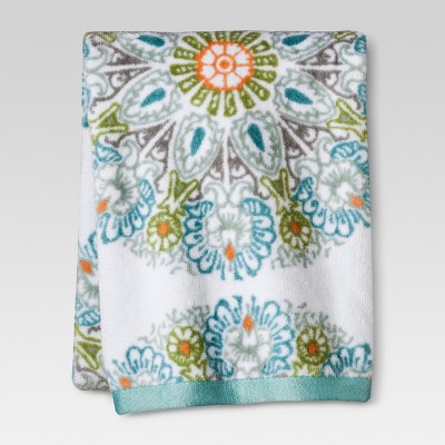 Threshold™ Medallion Bath Towel - Blue