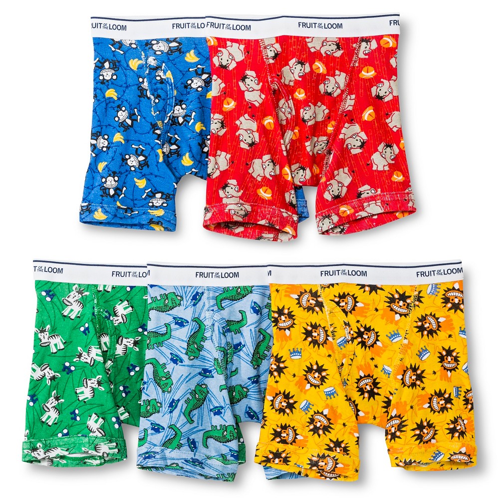 UPC 885306122140 product image for Fruit of the Loom Toddler Boys' 5-Pack Boxer Briefs - Assorted | upcitemdb.com