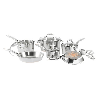 UPC 032406051225 product image for T-Fal Ultimate Stainless Steel Copper-Bottom Cookware Set | upcitemdb.com