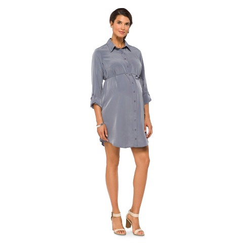 Maternity Long Sleeve Shirt Dress-Liz LangeÂ® for TargetÂ® product ...