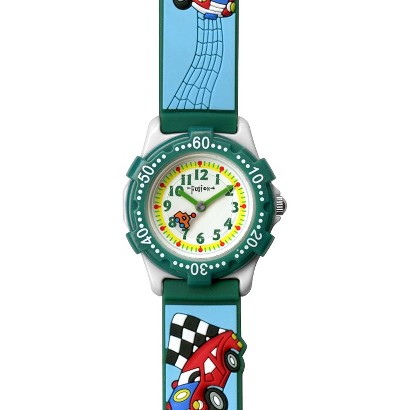 UPC 804755830550 product image for Boys' Fusion Race Car Watch - Blue/Green | upcitemdb.com