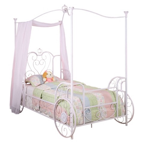 Powell Princess Emily Carriage Canopy Bed - Twin product details page