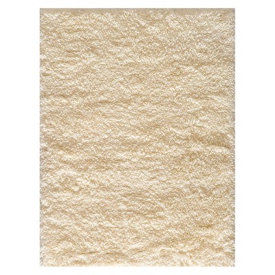 Cozy Shag Area Rug - Ivory (5'x7')