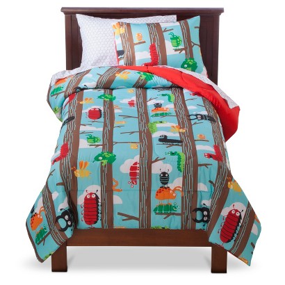 Circo Bug Comforter Set - Blue/Brown (Twin)