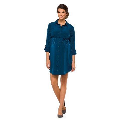 Maternity Long Sleeve Shirt Dress-Liz LangeÂ® for TargetÂ® product ...