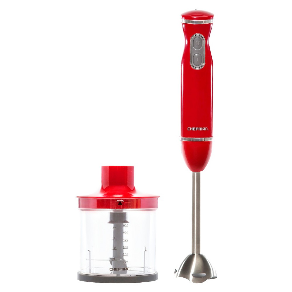 Chefman 300 Watt 2-speed Hand Blender With Silk Touch Finish And