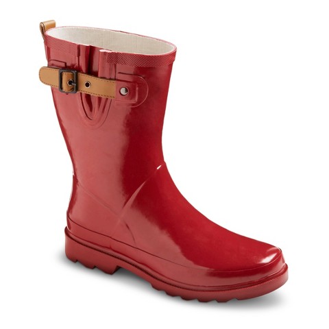 Women's Premier Short Rain Boots - Red