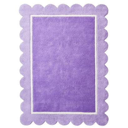 Circo Scalloped Area Rug - Purple (7'x10')
