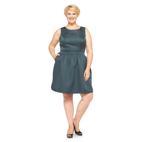 Women's Plus Size Sleeveless Dress Navy Blue-Merona® product details ...