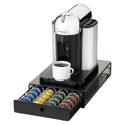Nifty Under-the-Brewer Drawer for Nespresso VirtuoLine