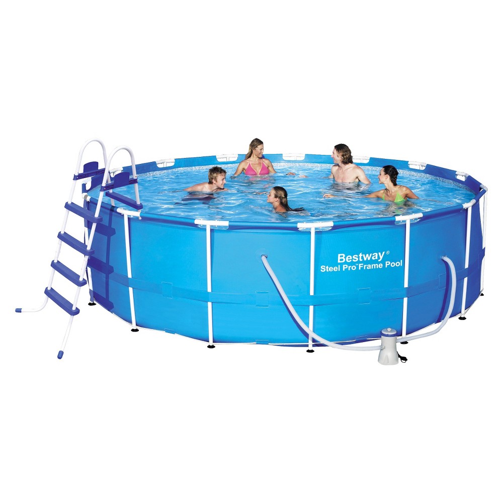 UPC 821808560998 product image for Bestway Steel Pro Frame Pool Set - Blue (15 Feet x 48 Inches) | upcitemdb.com