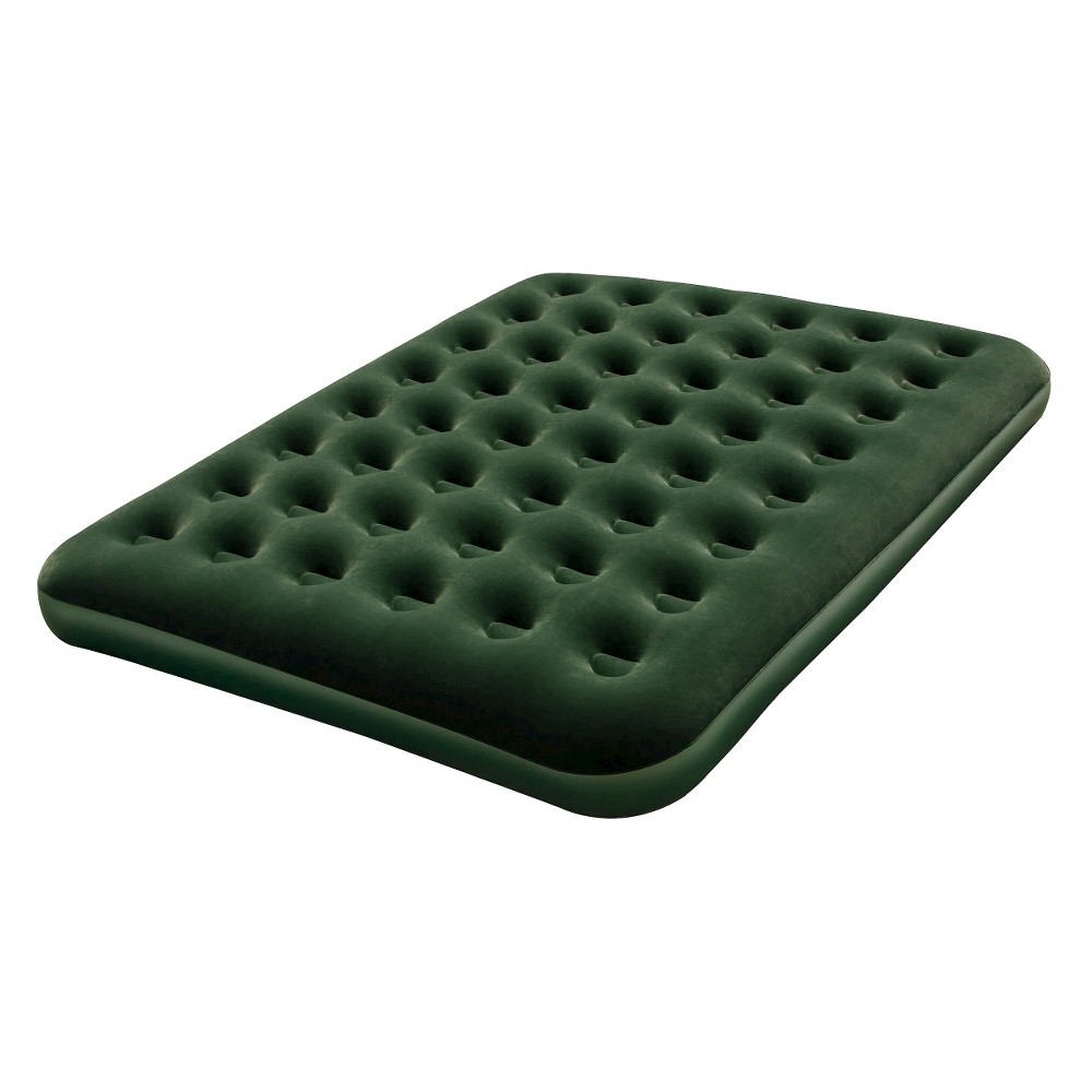 UPC 821808674497 product image for Bestway Queen Flocked Inflatable Airbed Mattress - Dark Green | upcitemdb.com