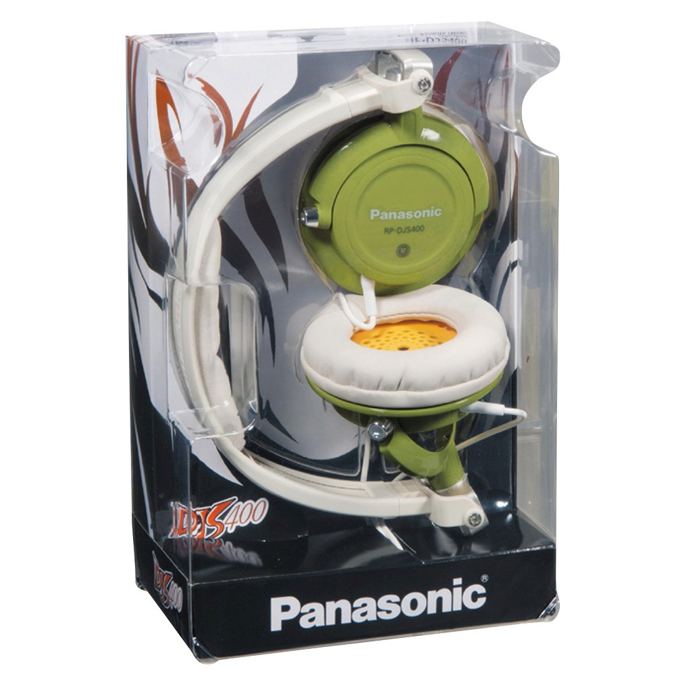 UPC 885170045873 product image for Panasonic DJ StreetStyle Over-the-Ear Headphone - Green (RP-DJS400-G) | upcitemdb.com