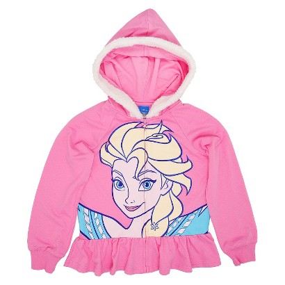 Disney Frozen Girls Costume Hoodie - Doll Pink L