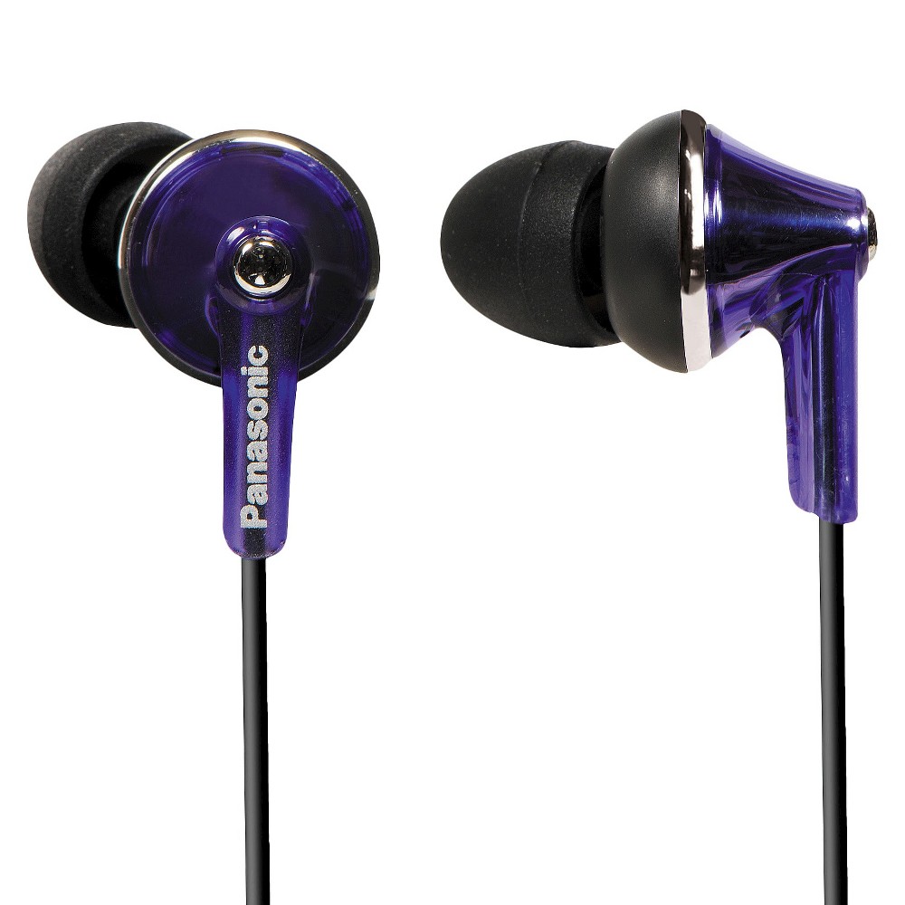 UPC 885170112650 product image for Panasonic ErgoFit Plus Long Port Fashion In-Ear Earbuds - Purple (RP- | upcitemdb.com
