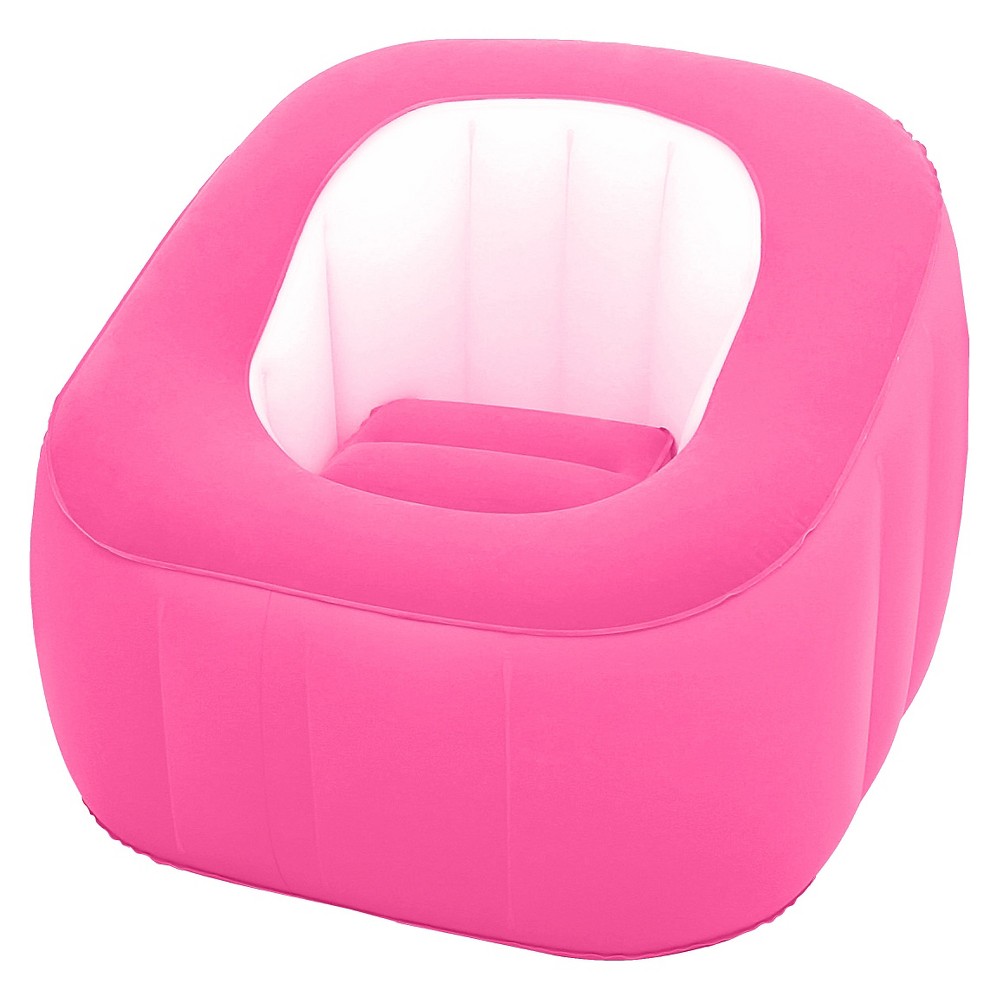 UPC 821808100200 product image for Kids Inflatable Chair: Bestway Comfi Inflatable Cube Chair - Pink (3. | upcitemdb.com