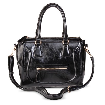 ... Handbag with Removable Crossbody Strap - Black product details page