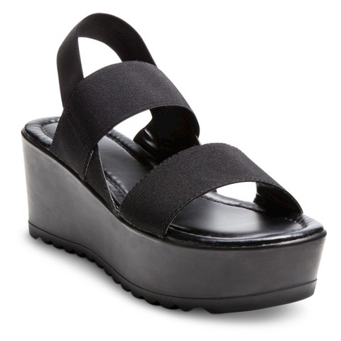 Women's MossimoÂ® Jean Elastic Platform Sandals product details page
