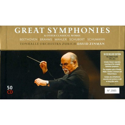 UPC 888430272828 - Great Symphonies Zurich Years (uk)-cd