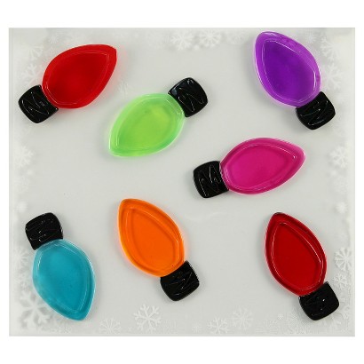 Holiday Light Bulbs Window Clings product details page