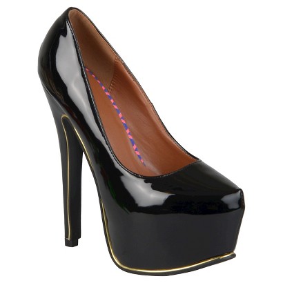 journee collection womens lirryc pumps block heel
