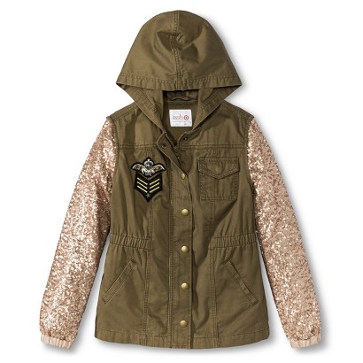Annie for Target Girls' Military Glitter Jacket product details page