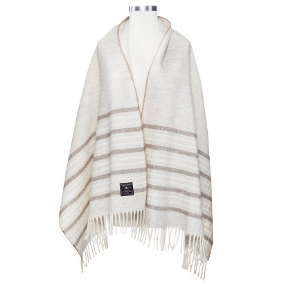 Faribault for Target Wool Shawl - Prairie Stripe product details page