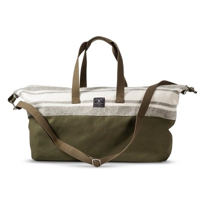 Faribault for Target Wool and Canvas Weekender Duffle - Cannon Stripe ...
