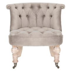 Safavieh Upholstered Chair - Light Grey