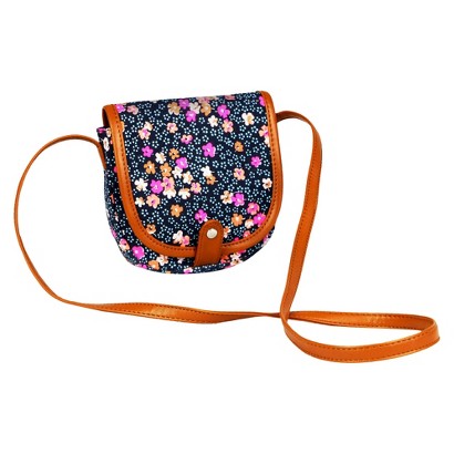 Girls' Floral Snap Closure Cross Body Bag product details page